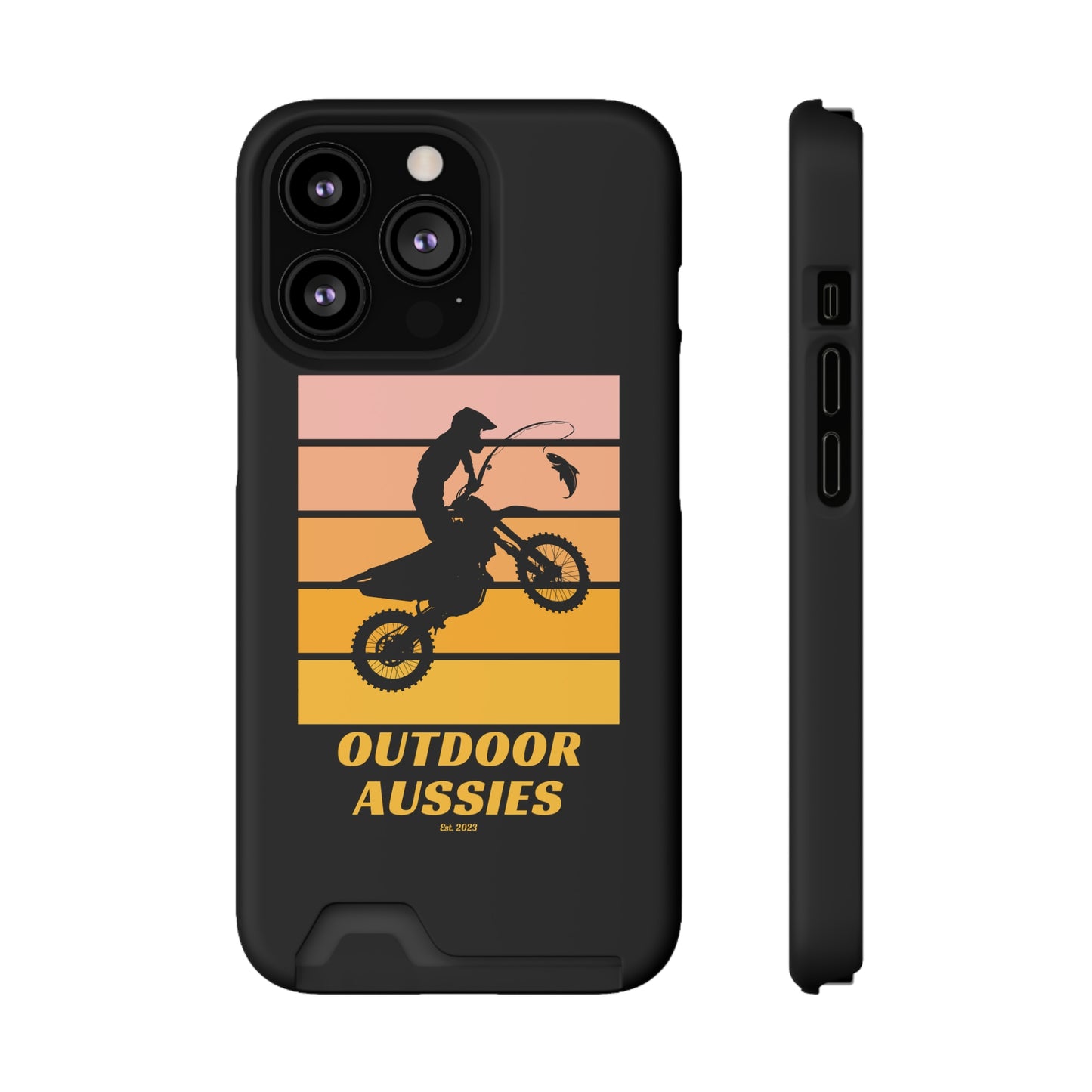 Outdoor Aussies Phone Case With Card Holder