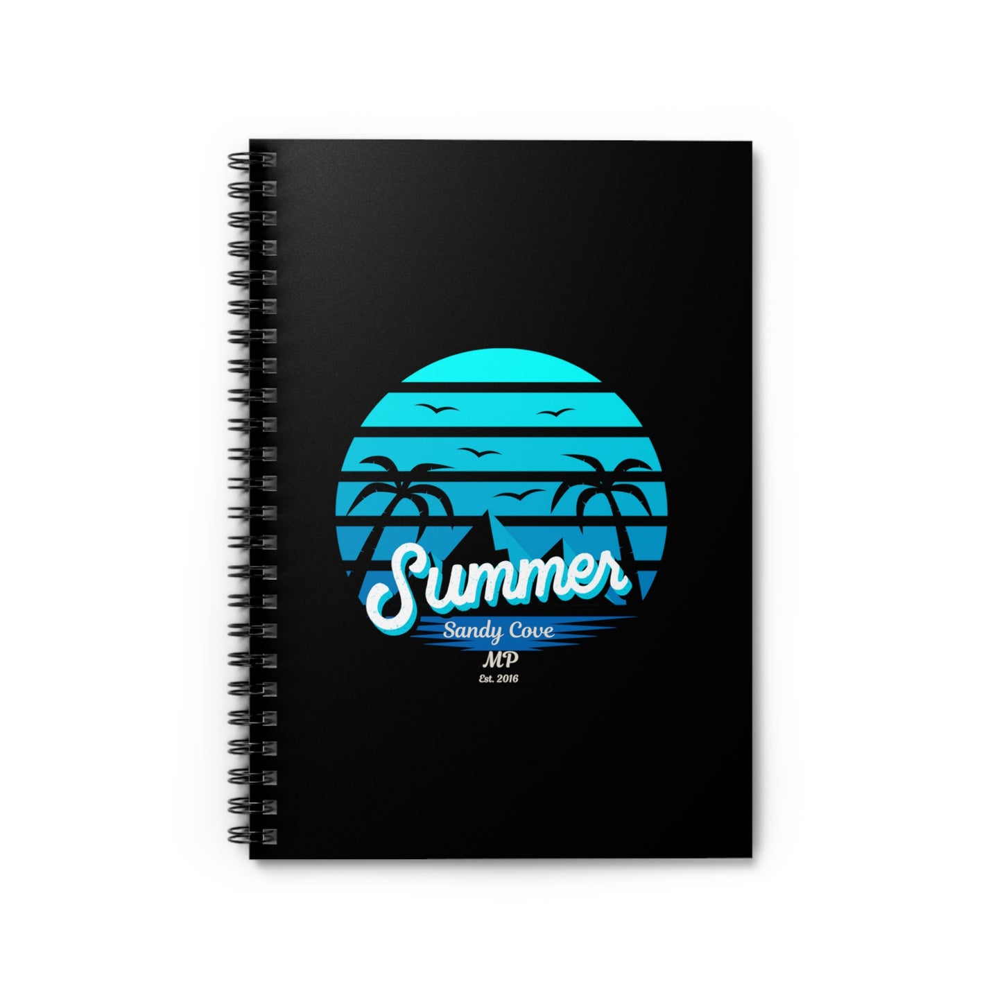 Sandy Cove MP Summer Spiral Notebook - Ruled Line (Printed in USA)