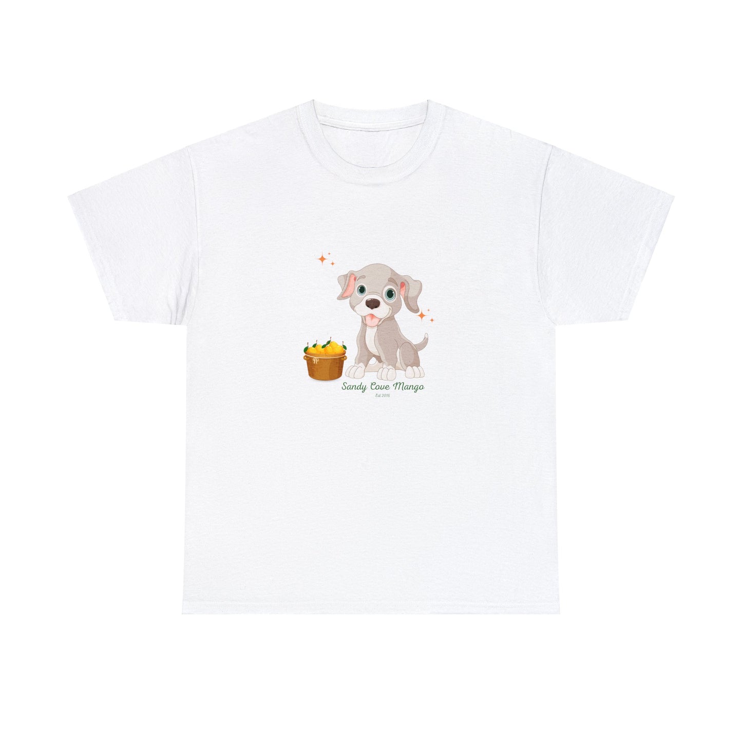 Sandy Cove's Delicious Mangoes Puppy Women's Cotton Tee