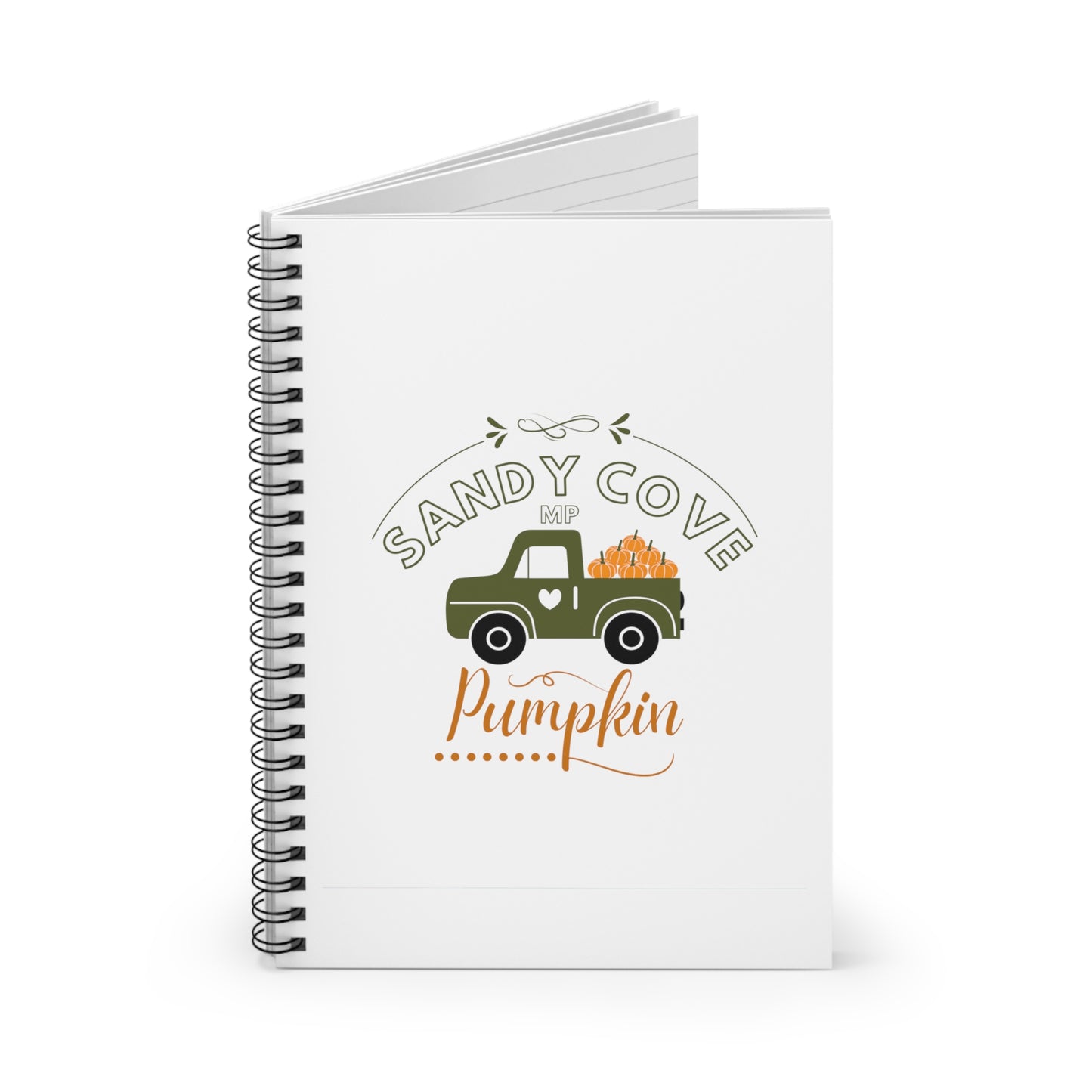 Sandy Cove MP Pumpkin Spiral Notebook - Ruled Line (Printed in USA)