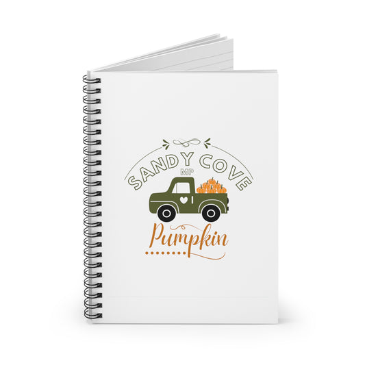 Sandy Cove MP Pumpkin Spiral Notebook - Ruled Line (Printed in USA)