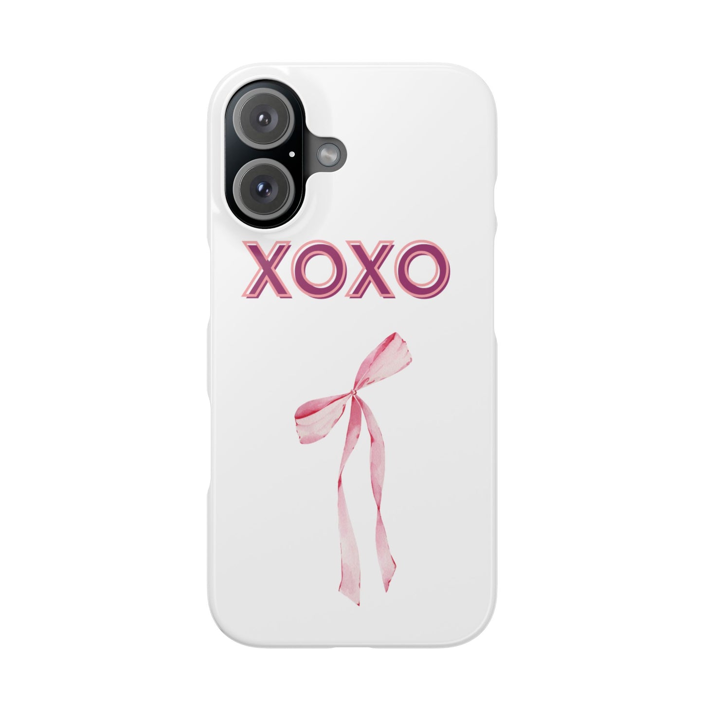 XOXO Bow Slim Phone Case