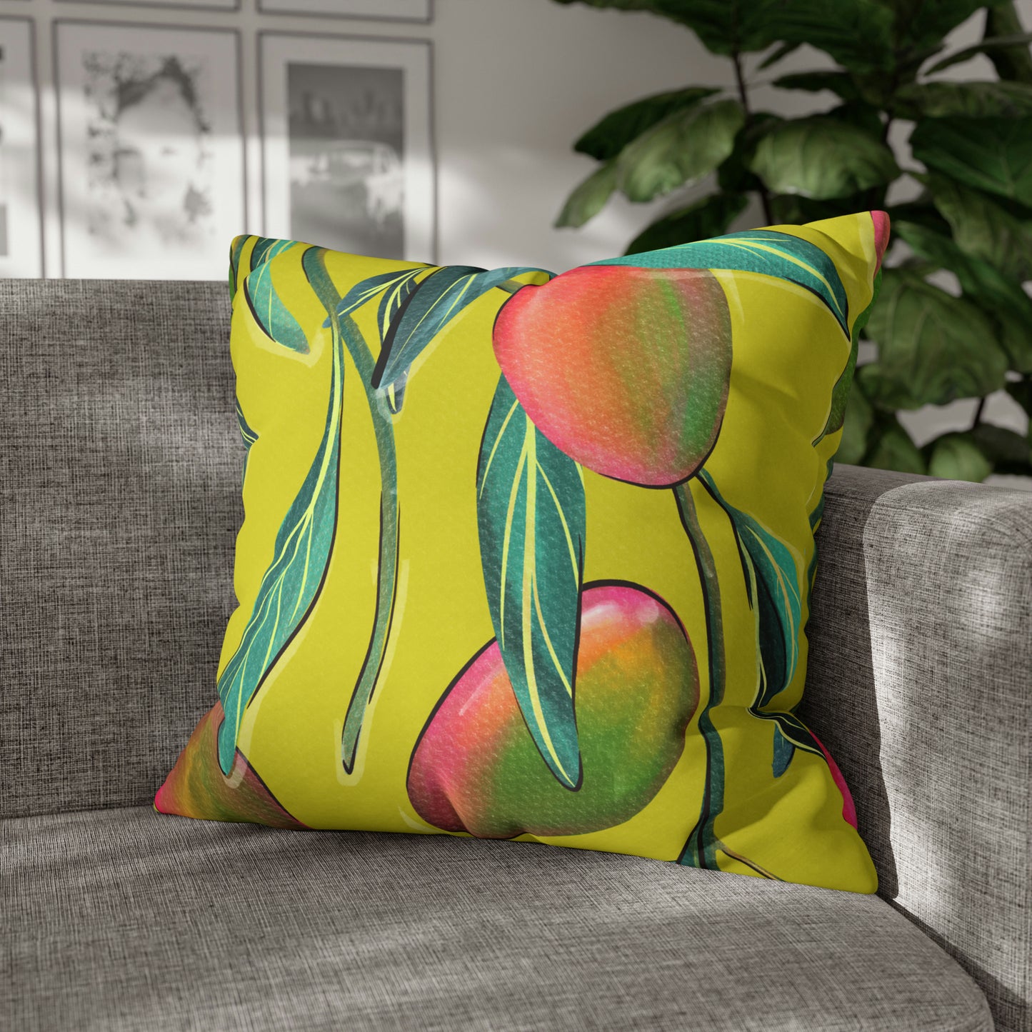 Sandy Cove Mango Spun Polyester Pillowcase