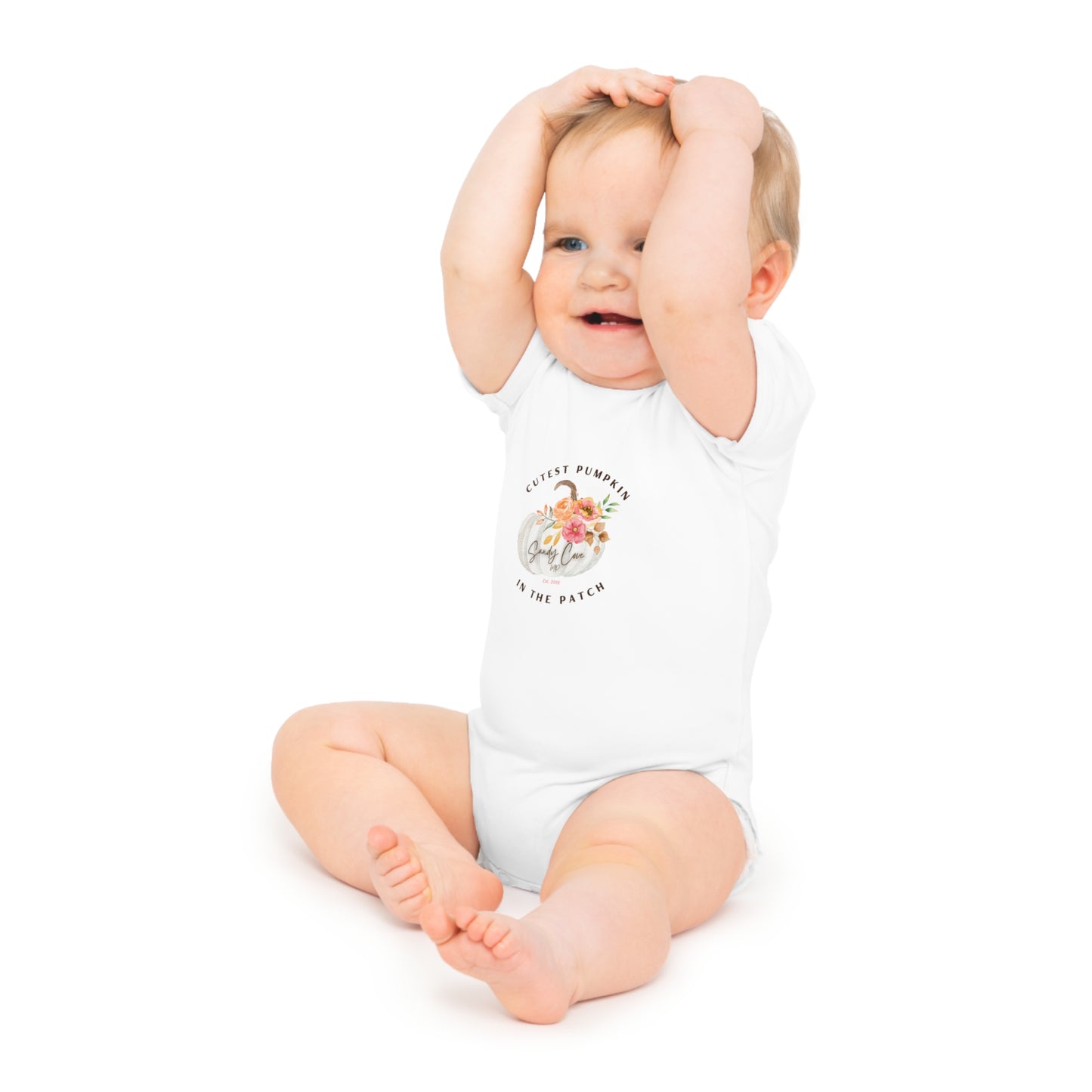 Sandy Cove MP Cutest Pumpkin in the Patch Baby Short Sleeve Bodysuit