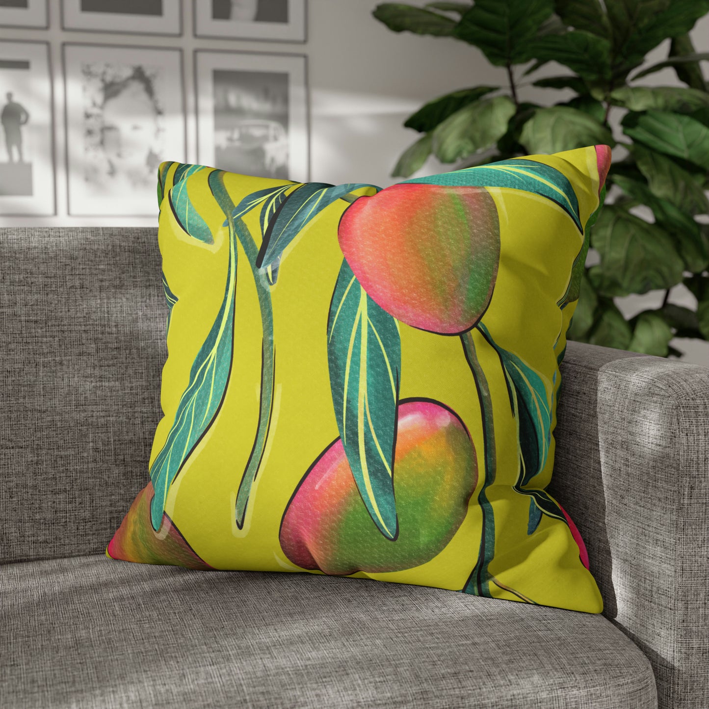 Sandy Cove Mango Spun Polyester Pillowcase