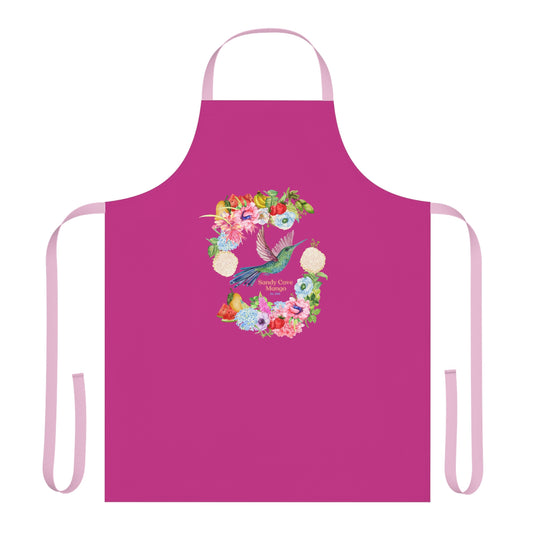 Sandy Cove Mango Birds and Blossoms Apron (AOP)