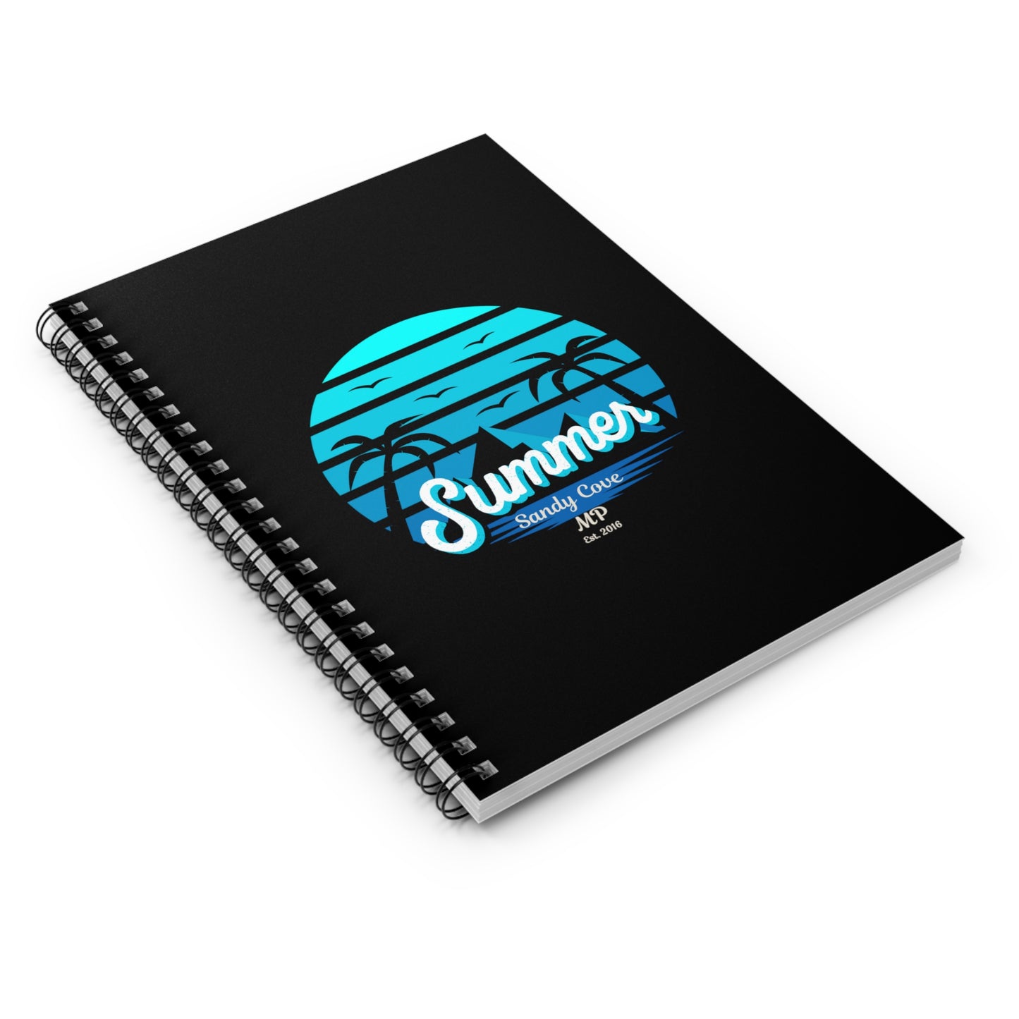 Sandy Cove MP Summer Spiral Notebook - Ruled Line (Printed in USA)