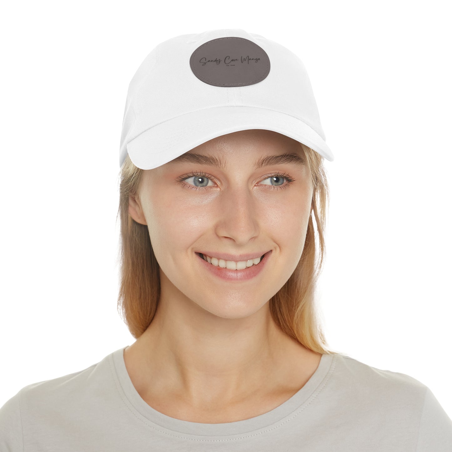 Sandy Cove Mango Cap with Leather Patch (Round) (Printed in USA)