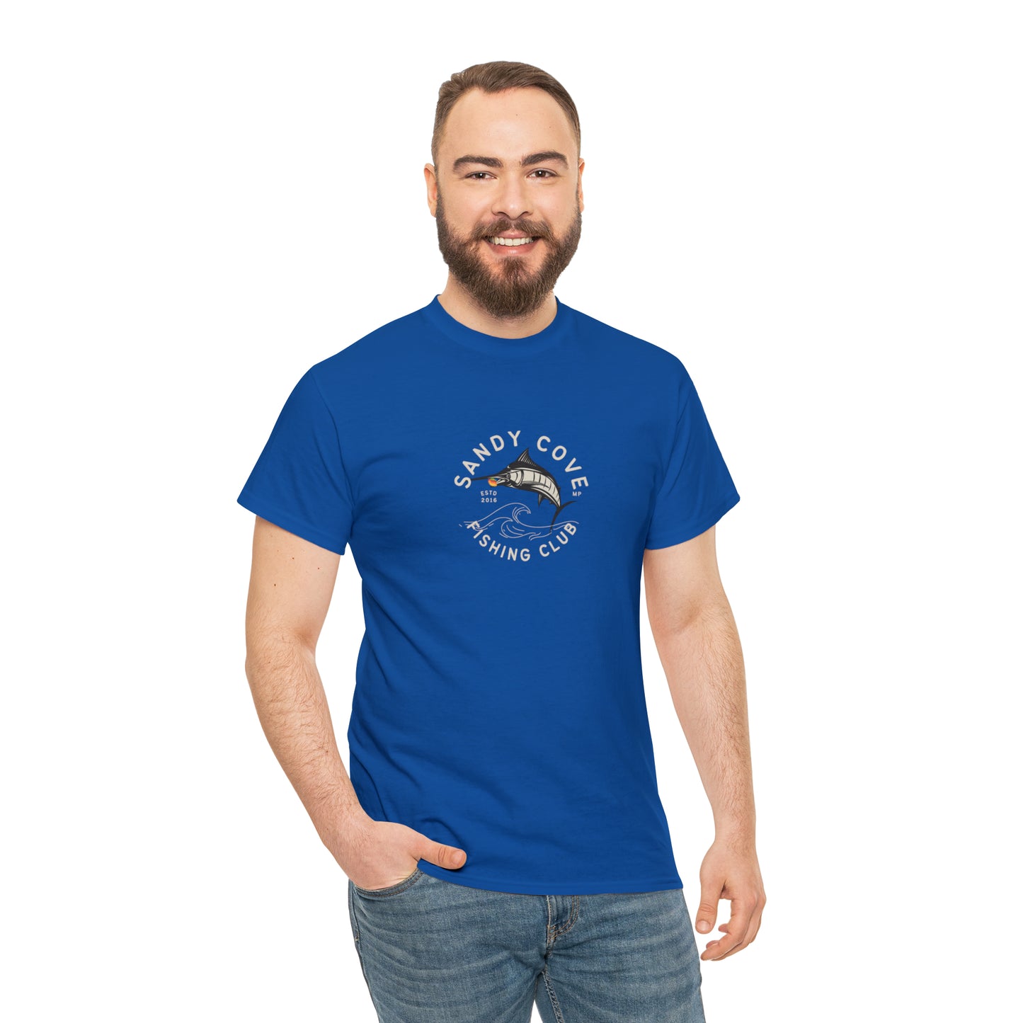 Sandy Cove Mango Marlin Fishing Club Cotton Tee