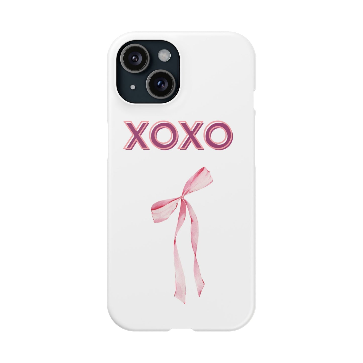 XOXO Bow Slim Phone Case