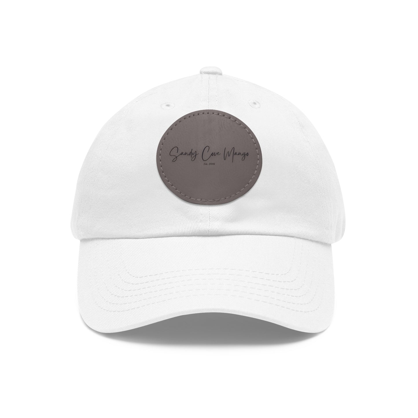 Sandy Cove Mango Cap with Leather Patch (Round) (Printed in USA)