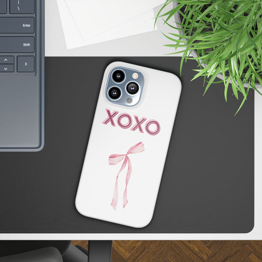 XOXO Bow Slim Phone Case