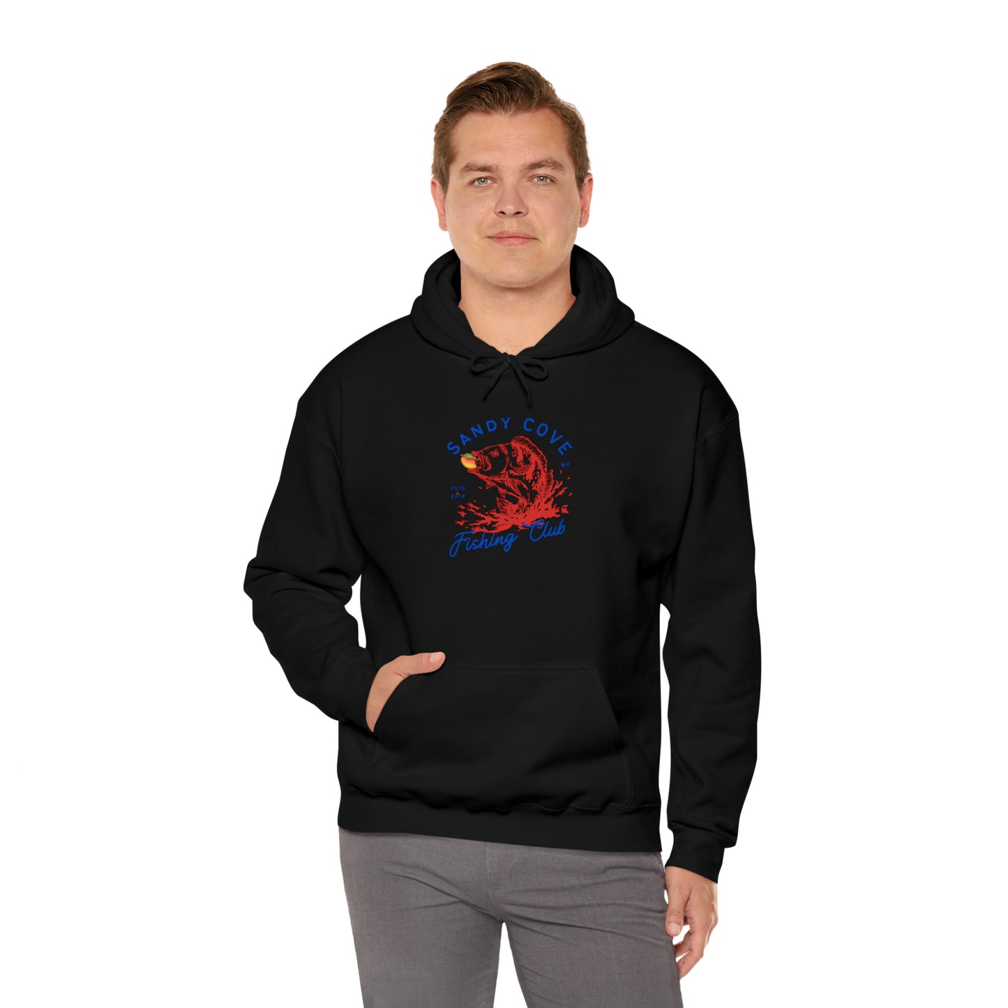 Sandy Cove Mango Fishing Club Unisex Heavy Blend™ Hooded Sweatshirt