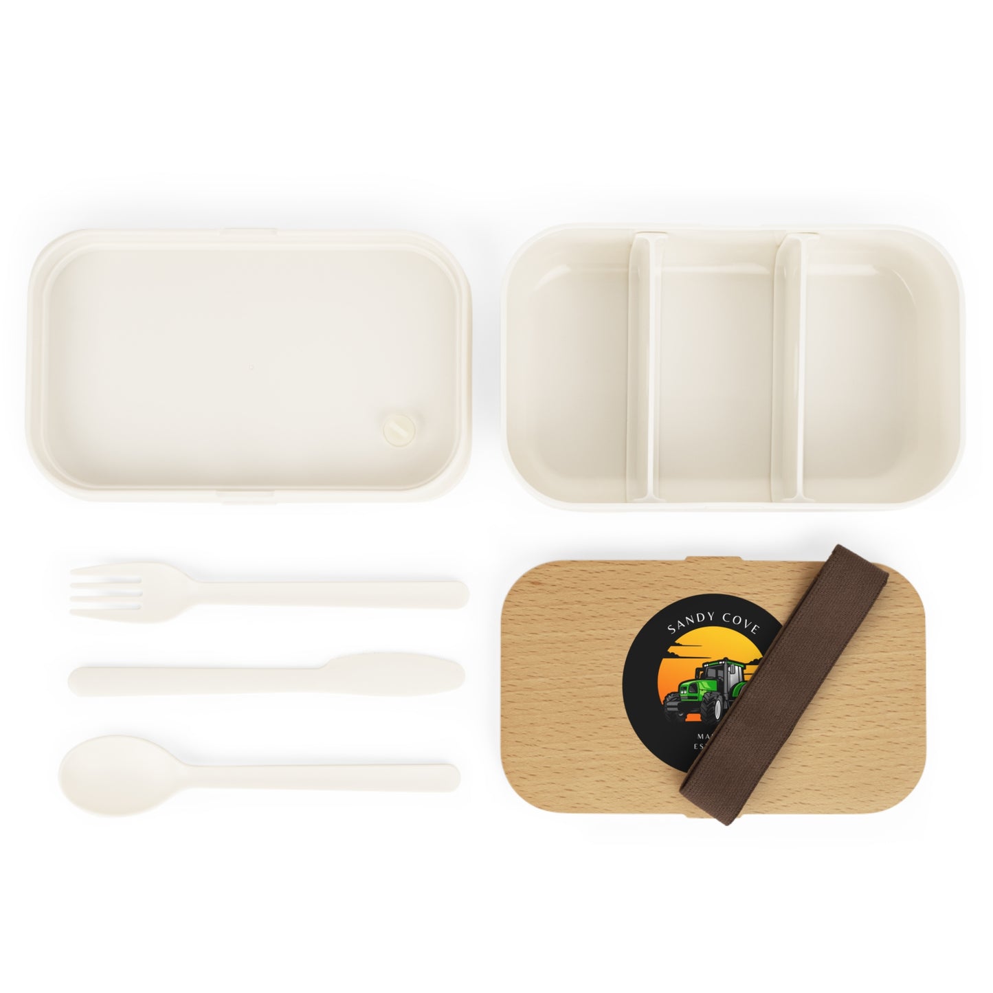 Sandy Cove Mango Tractor Bento Lunch Box