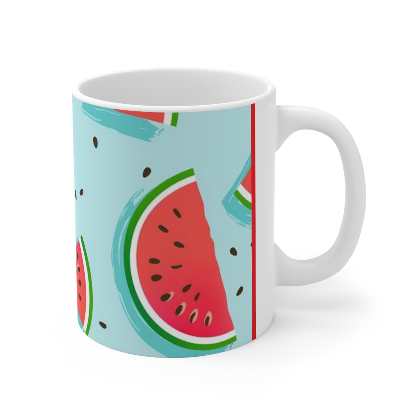 SCMP Watermelon Ceramic Coffee Cups, 11oz, 15oz