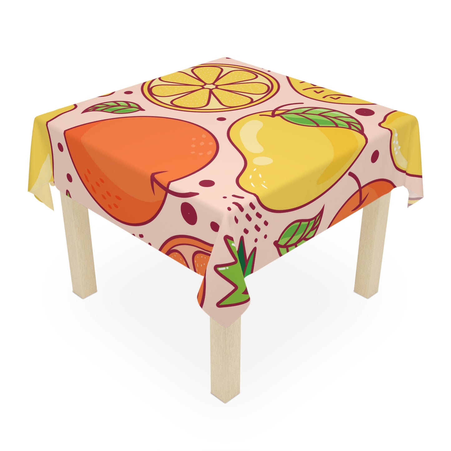 Sandy Cove Mango Tropical Fruit Tablecloth