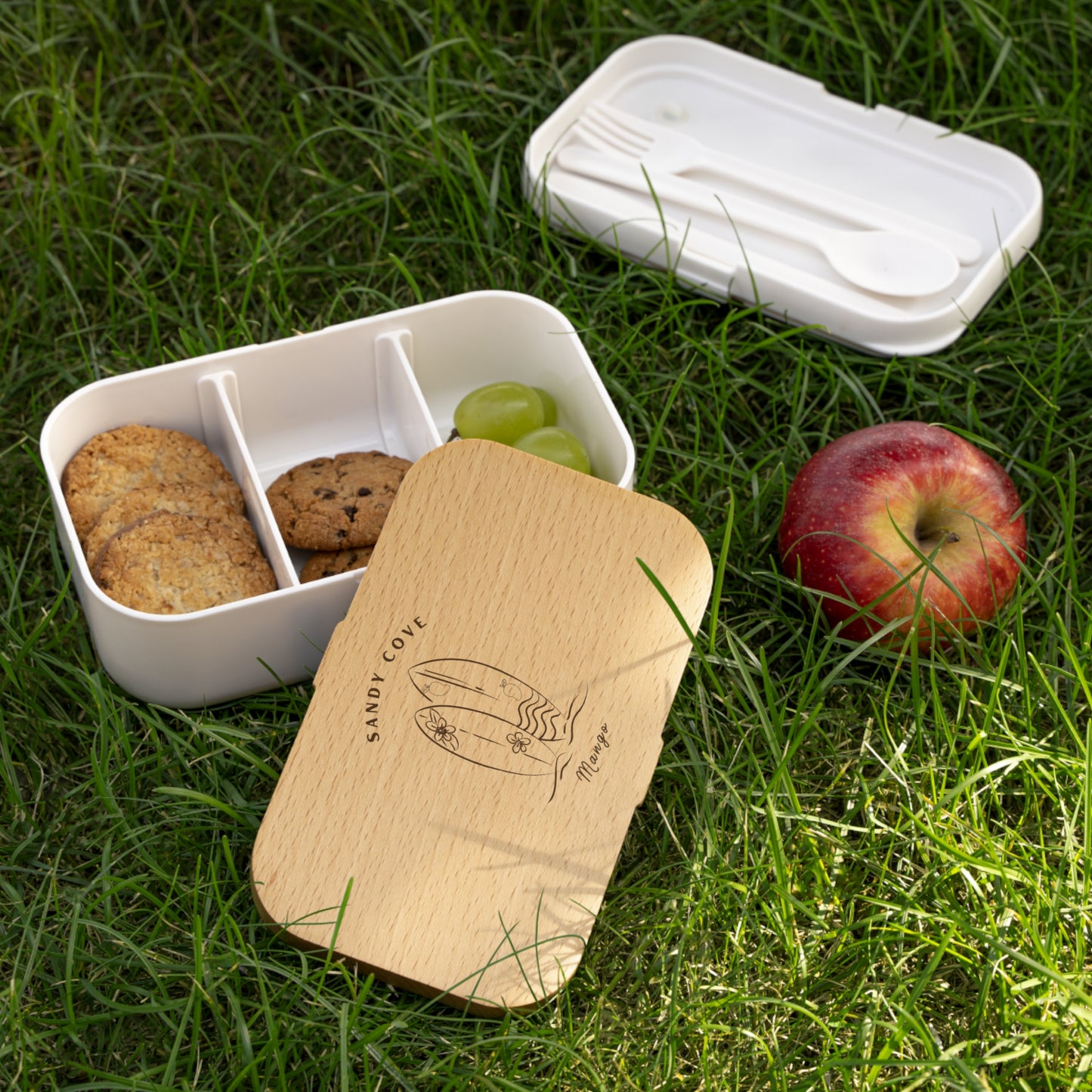 Sandy Cove Mango Surf Boards Bento Lunch Box