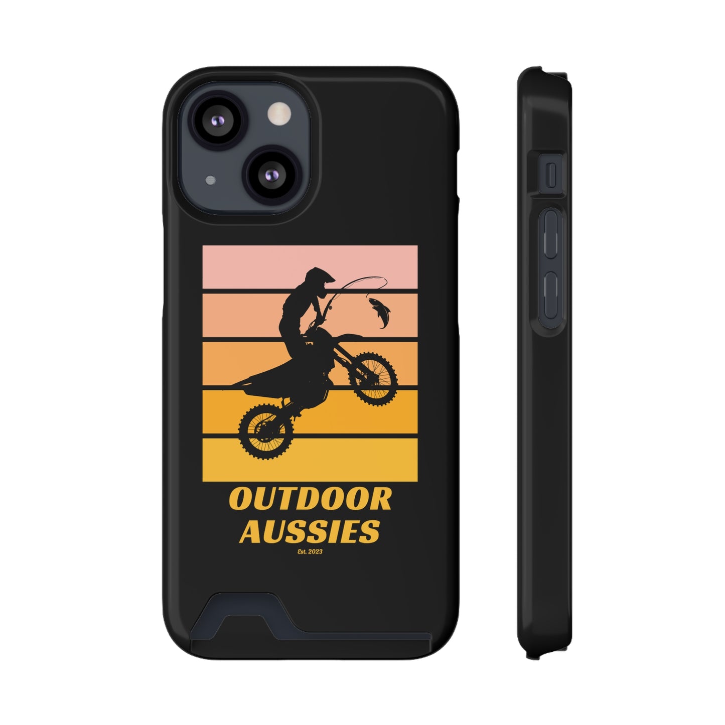 Outdoor Aussies Phone Case With Card Holder