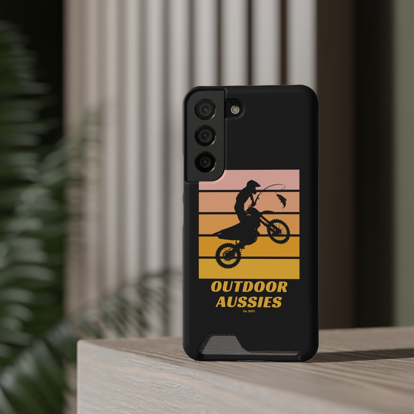 Outdoor Aussies Phone Case With Card Holder