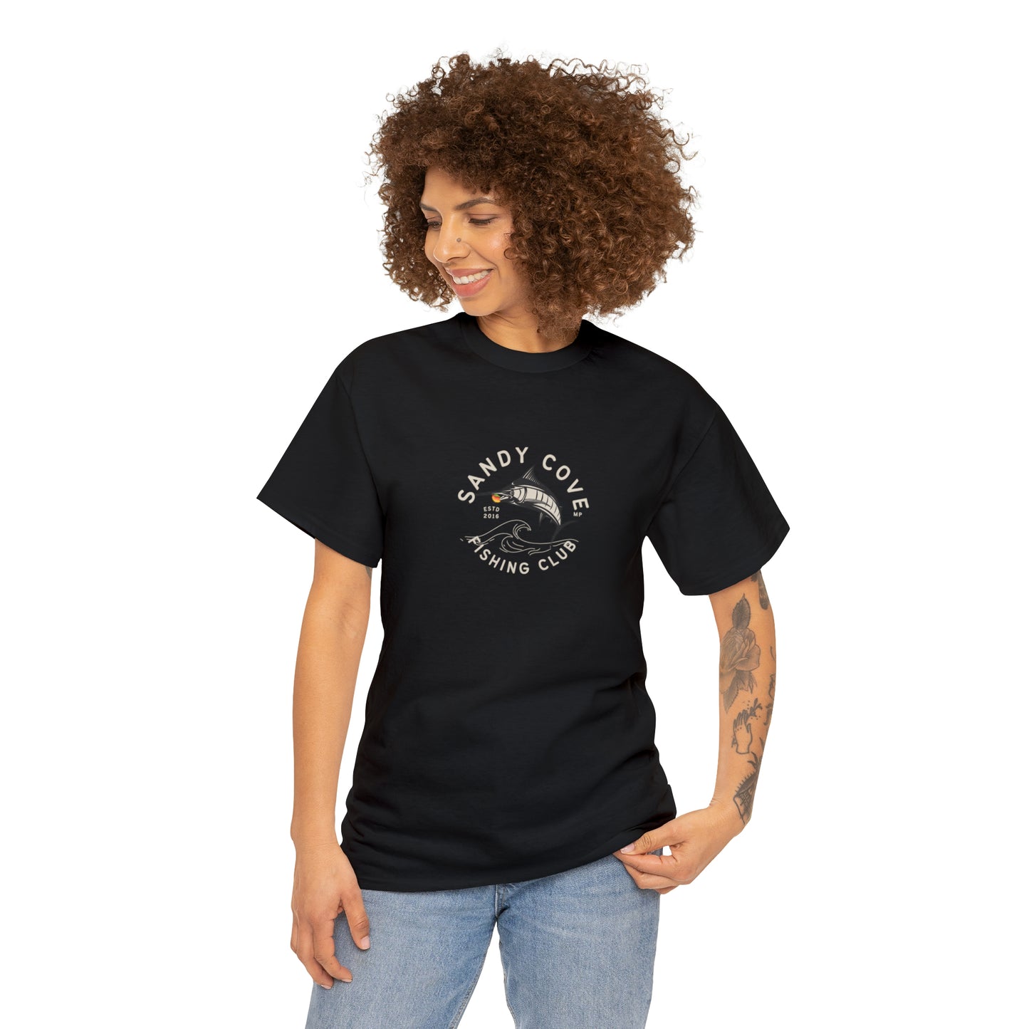 Sandy Cove Mango Marlin Fishing Club Cotton Tee