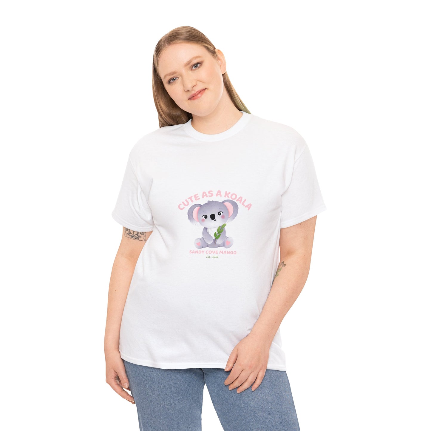 Sandy Cove Mango Cute as a Koala Cotton Tee