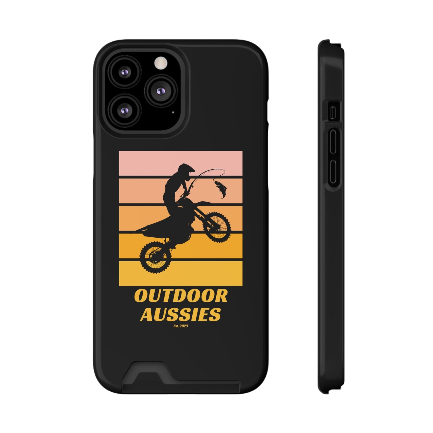 Outdoor Aussies Phone Case With Card Holder