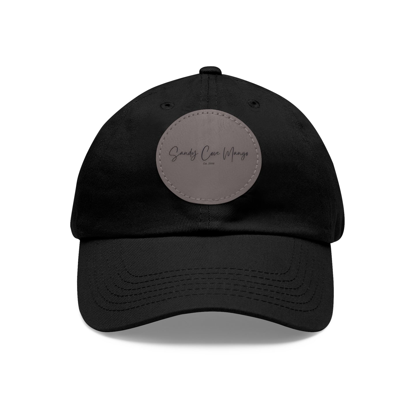 Sandy Cove Mango Cap with Leather Patch (Round) (Printed in USA)