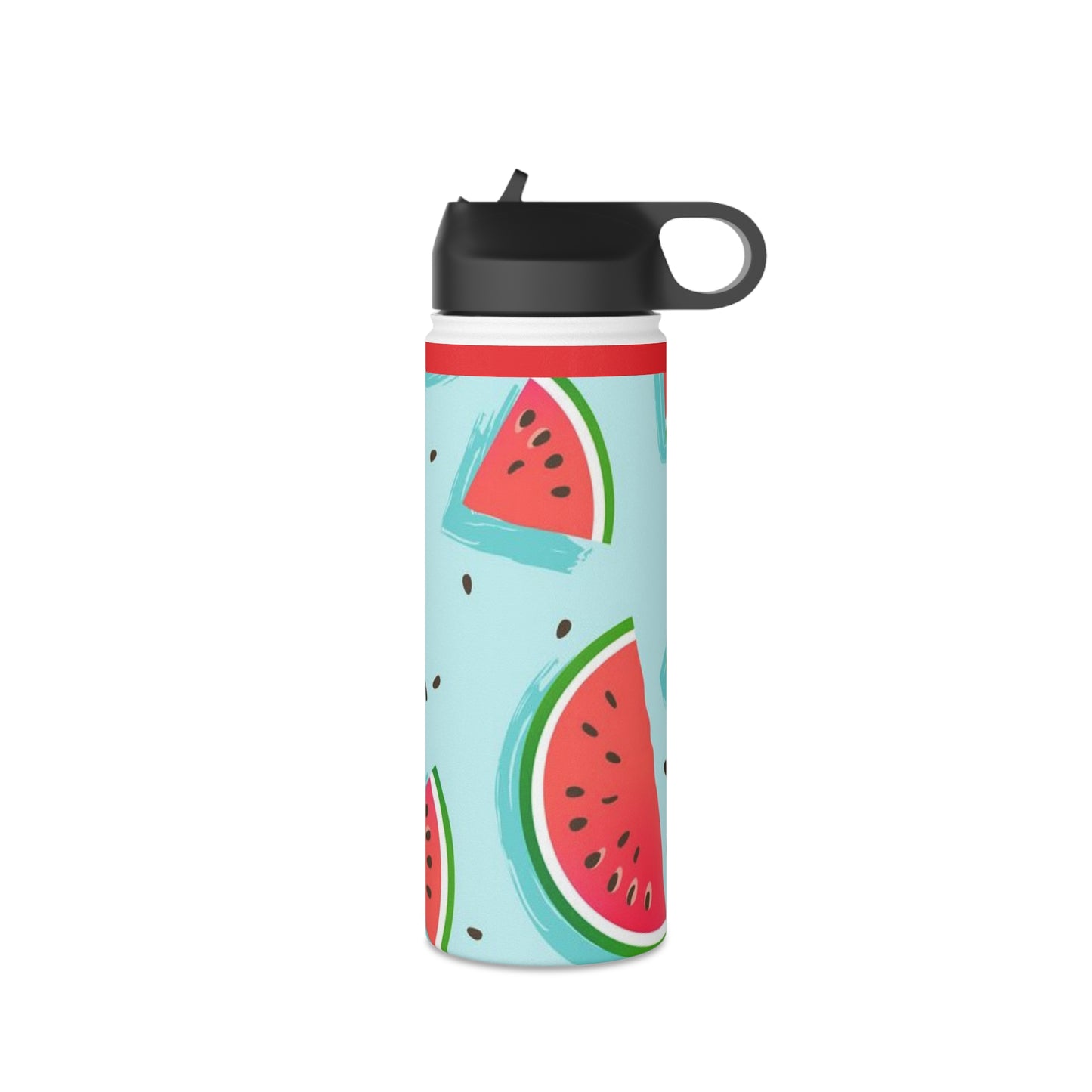 SCMP Watermelon Stainless Steel Water Bottle, Standard Lid