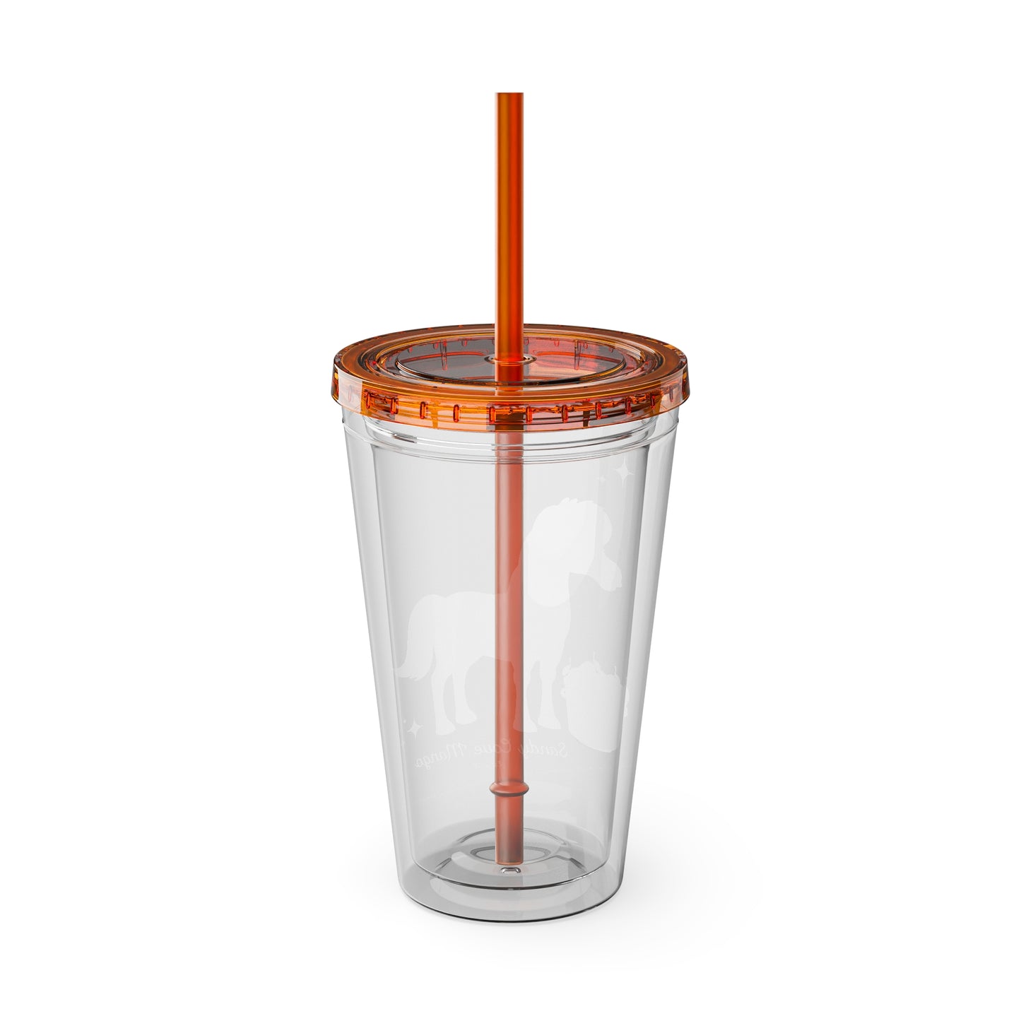 Sandy Cove's Delicious Mangoes Foal Sunsplash Tumbler with Straw, 16oz (Printed in USA)