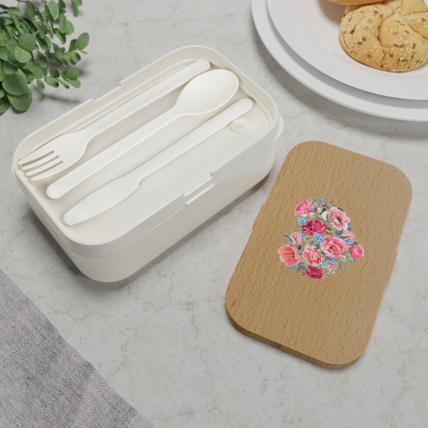 Sandy Cove Mango Spring Flowers Bento Lunch Box